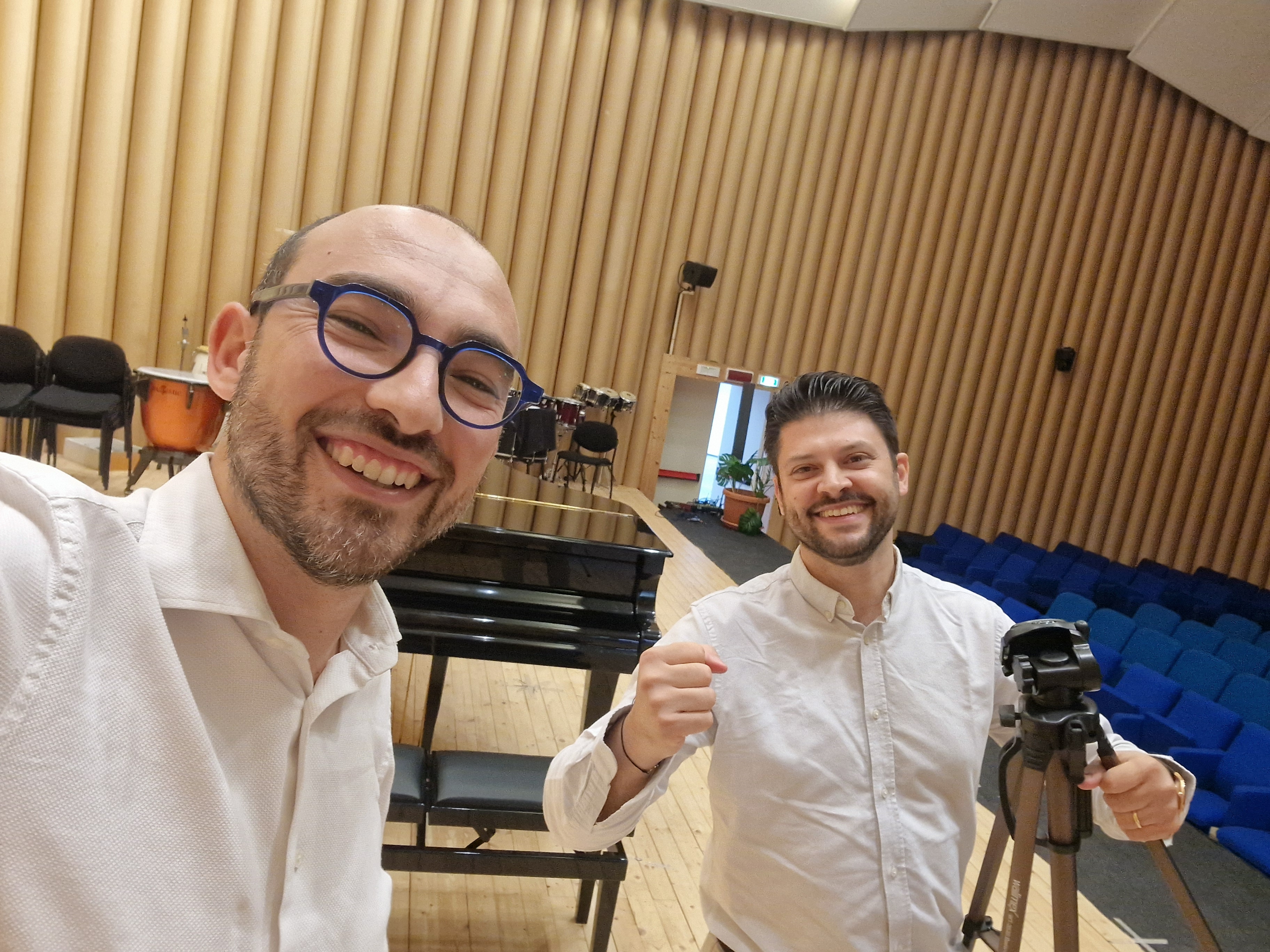 FERDIS Piano Duo at the Auditorium of L’Aquila Conservatory